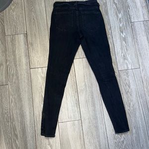 Old Navy black super skinny jeans